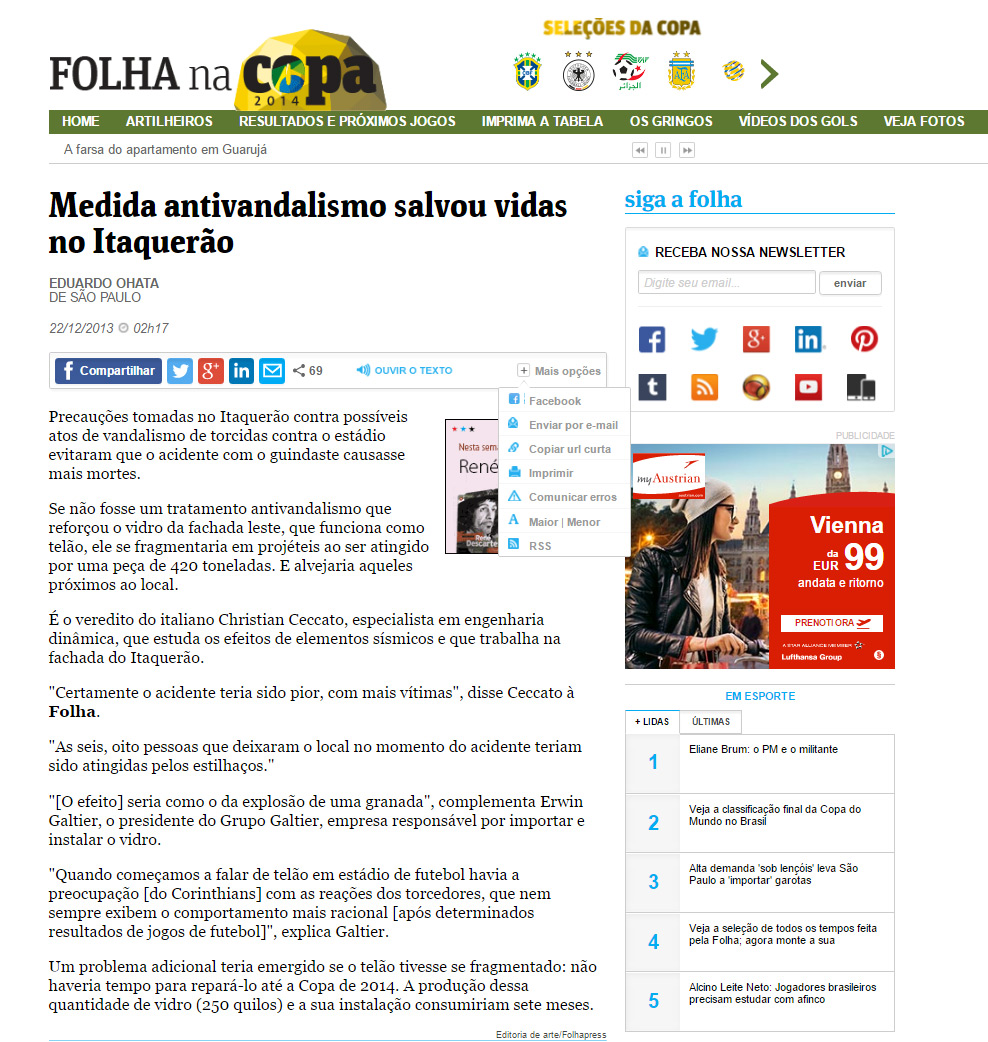 Folha Na Copa 2014 01