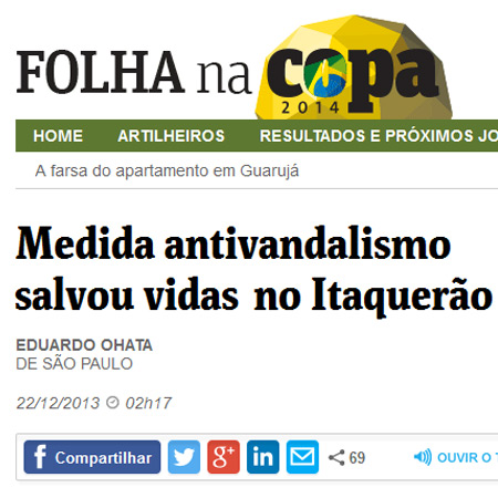 Folha de San Paulo 23-12-13