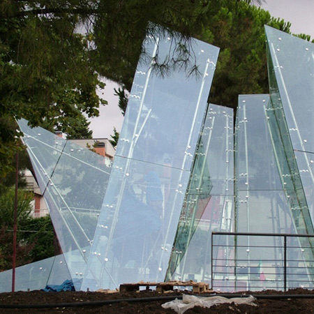 Fontana monumentale in vetro a San Salvo